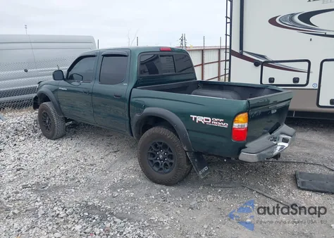 2002 Toyota Tacoma Base V6 из США, поврежденный, VIN 5TEHN72N02Z022962
